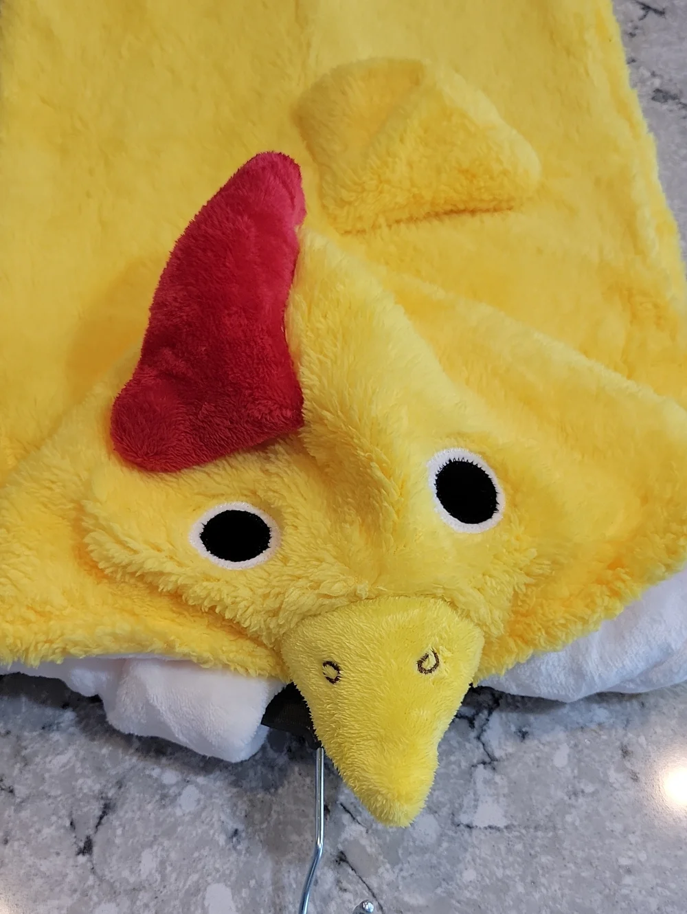 NEW Chicken Furry Yellow Halloween Costume Child 4-5T
